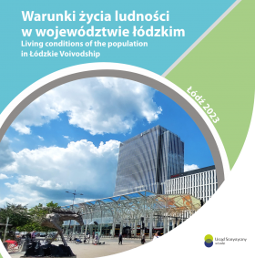 Warunki życia ludności w województwie łódzkim. Edycja 2023 - folder