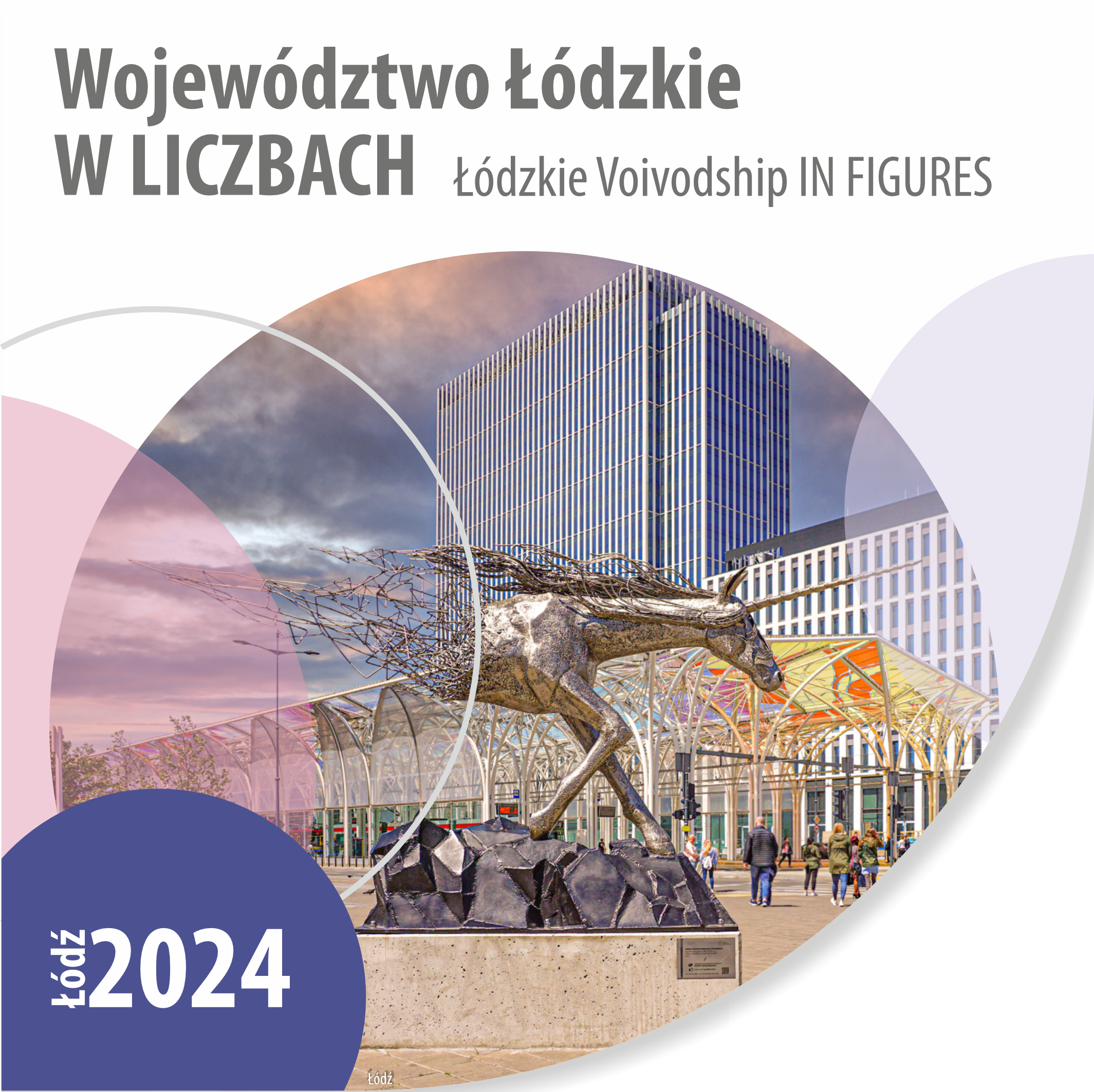 Folder Województwo łódzkie w liczbach 2024 - okładka