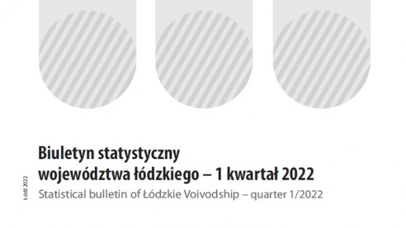 Statistical Bulletin of Łódzkie Voivodship 1 quarter 2022