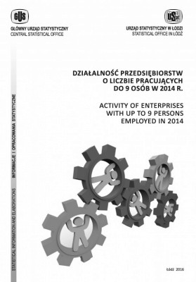 Działalność przedsiębiorstw o liczbie pracujących do 9 osób w 2014 r.