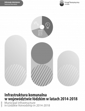 Municipal infrastructure in Łódzkie Voivodship in 2014-2018
