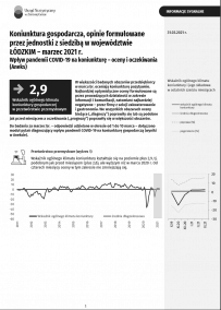 Koniunktura gospodarcza w marcu 2021 r.