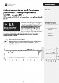 Koniunktura gospodarcza w czerwcu 2021 r.