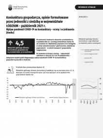 Koniunktura gospodarcza w październiku 2021 r.