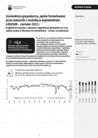 Koniunktura gospodarcza w czerwcu 2023 r.