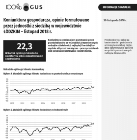 Koniunktura gospodarcza w listopadzie 2018 r.