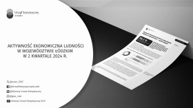 Aktywność ekonomiczna ludności w województwie łódzkim (2 kwartał 2024 r.)