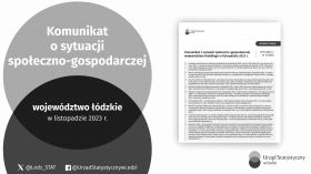 Komunikat o sytuacji społeczno-gospodarczej województwa łódzkiego (listopad 2023 r.)