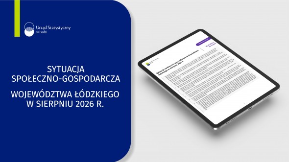 Sytuacja społeczno-gospodarcza województwa łódzkiego w sierpniu 2026 r.