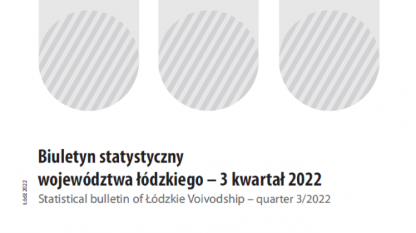 Biuletyn Statystyczny Województwa Łódzkiego - trzeci kwartał 2022 r.