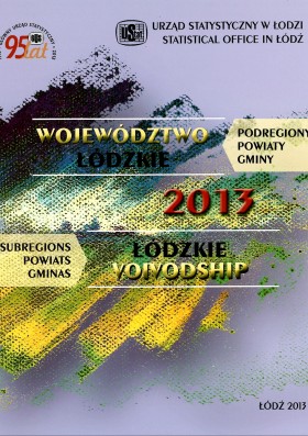 Województwo Łódzkie 2013 - podregiony, powiaty, gminy