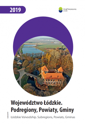 Województwo Łódzkie 2019 - podregiony, powiaty, gminy