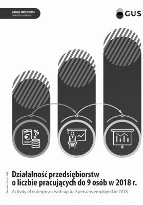 Działalność przedsiębiorstw o liczbie pracujących do 9 osób w 2018 r.