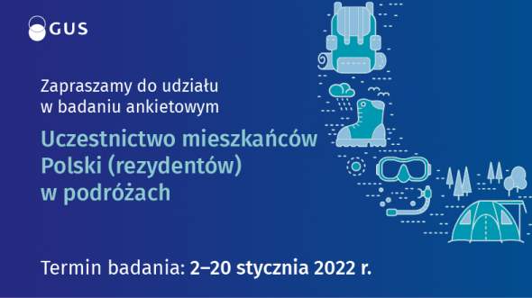 Uczestnictwo mieszkańców Polski (rezydentów) w podróżach 2-20.01.2022