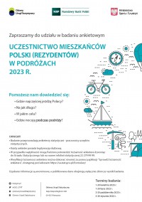 Badanie Uczestnictwo mieszkańców Polski (rezydentów) w podróżach
