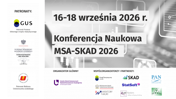 Konferencja Naukowa Multivariate Statistical Analysis (MSA) - Sekcja Klasyfikacji i Analizy Danych (SKAD) 2026