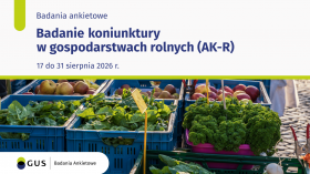 Badanie Koniunktury w Gospodarstwach Rolnych AK-R 2026